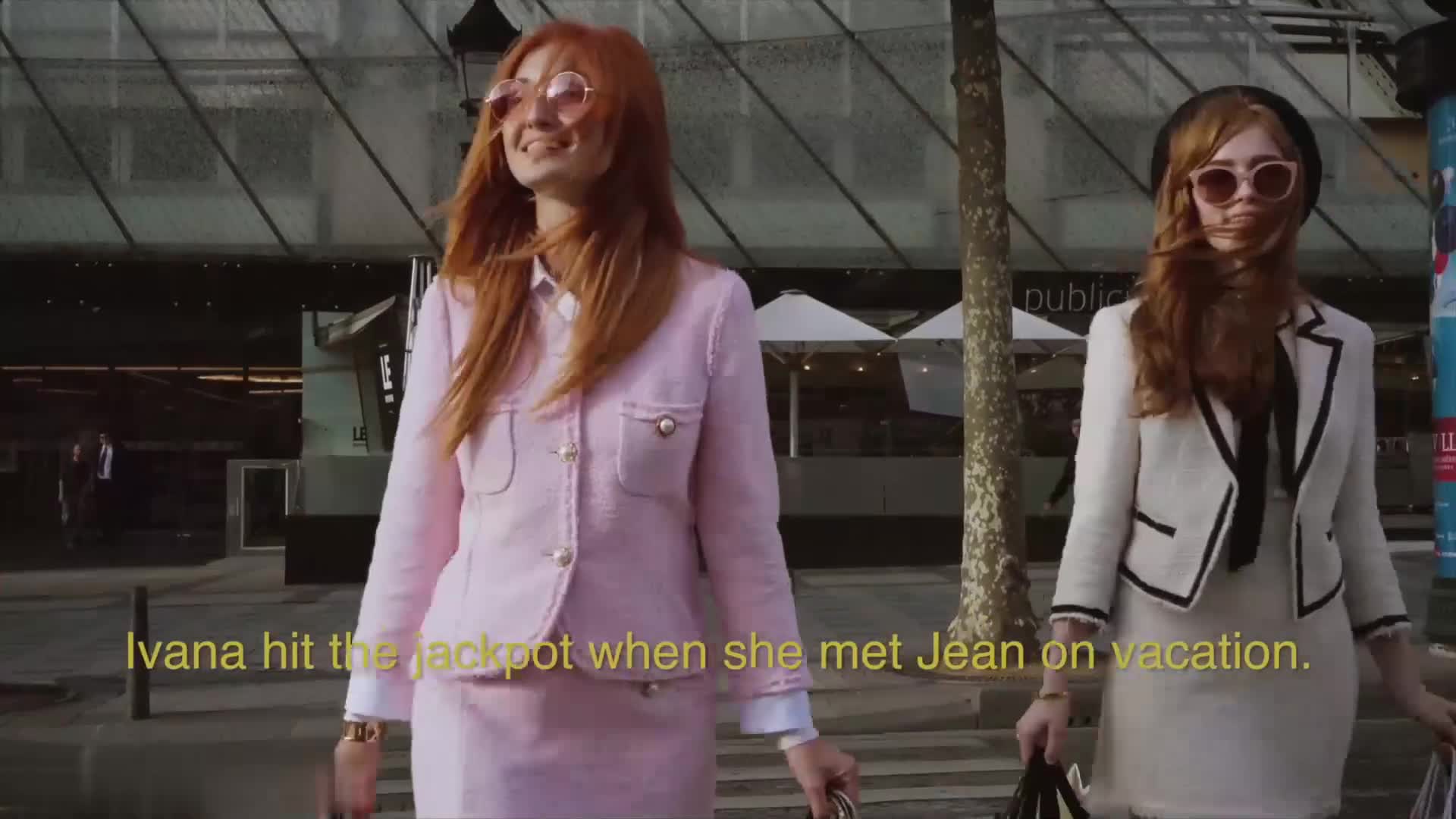 一对有钱情侣在假期中共享完美红发美女_#Vixen_#欧美_#金发_