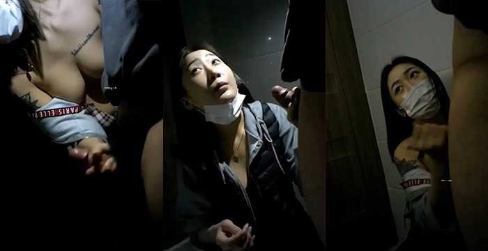 秘书帮老板在厕所口交打飞机，老板偷录视频还曝光