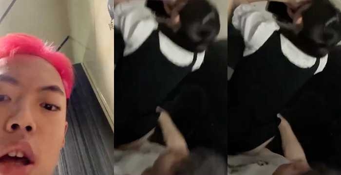 酒吧厕所情侣正在激战被偷拍