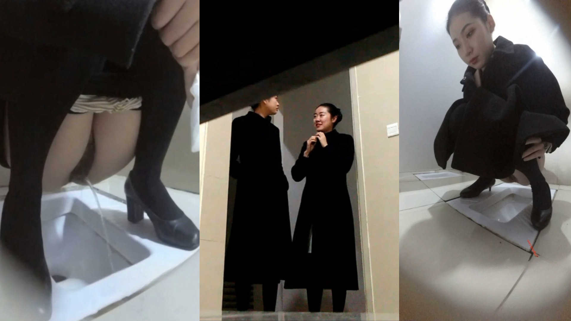 厕拍大神潜入航空学校女厕偷拍自带高级感的空姐们的黑森林和小骚穴！