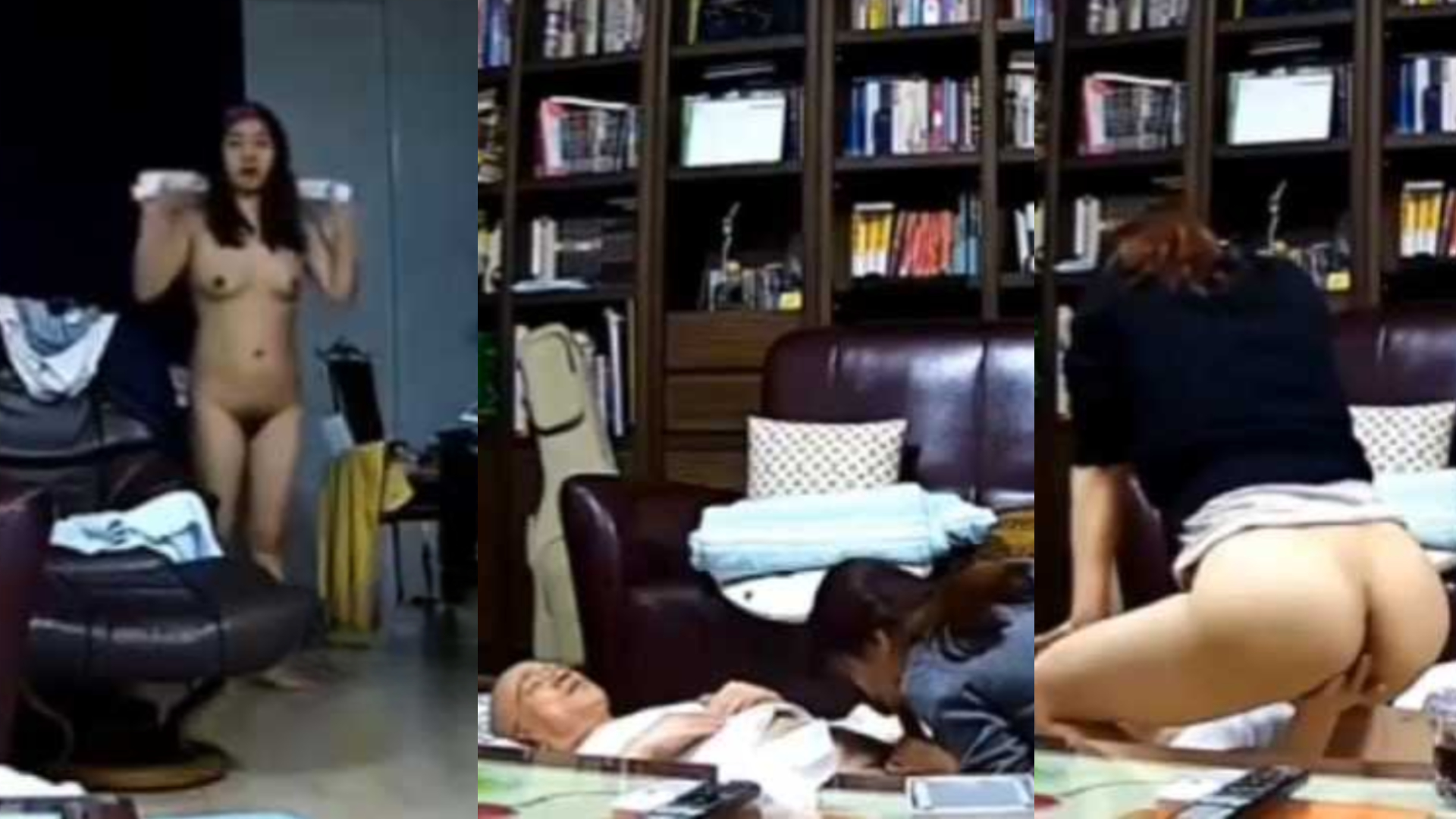 震惊三观的乱伦监控女儿看着自己的妈妈和爷爷乱伦却假装没看到！