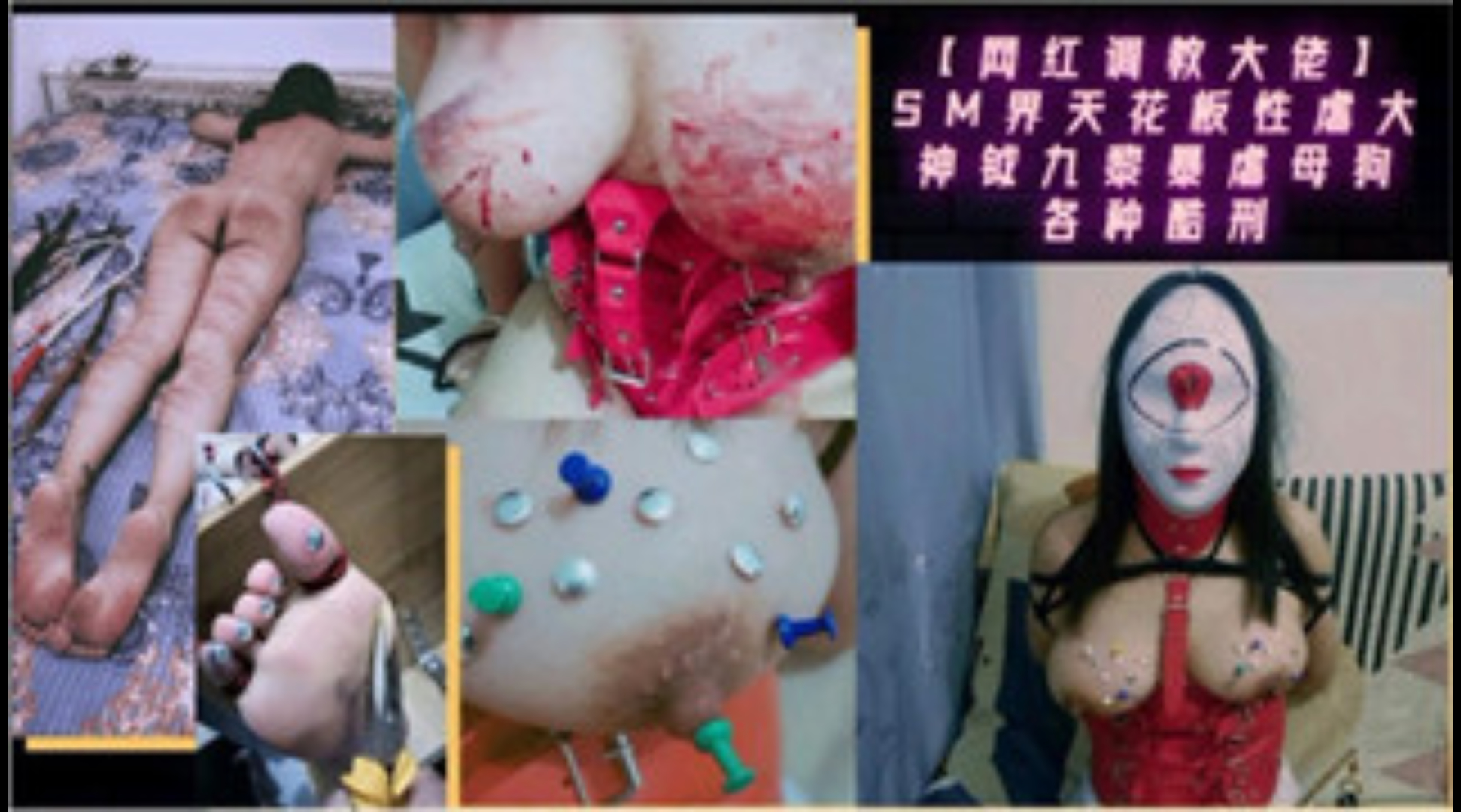 吃瓜-SM界天花板性虐大神铖九黎暴虐母狗各种酷刑-巨乳SM捆绑